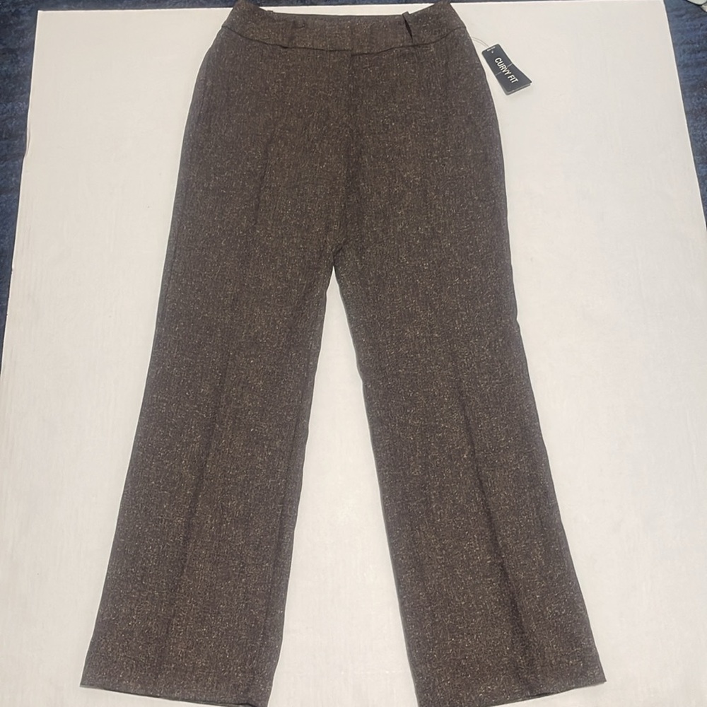 East 5th dress pants size 4, color brown tweed